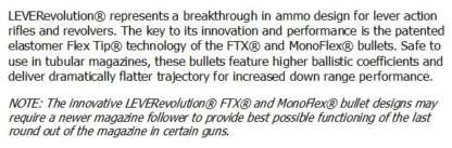 HORNADY 45-70 GOVT 325gr FTX LVREV 2000fps 20pk - Image 3