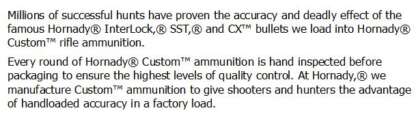 HORNADY CUSTOM 45 AUTO+P 230gr XTP 950fps 20pk - Image 3