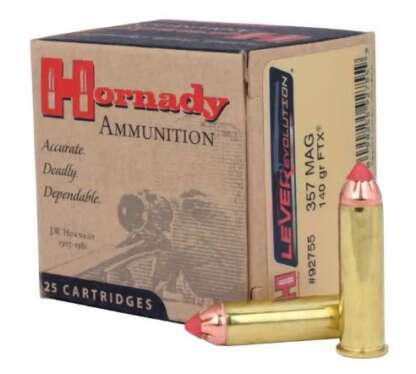 HORNADY LVREV 357 MAG 140gr FTX 1440fps 25pk