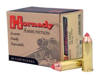 HORNADY LVREV 44 REM MAG 225gr FTX 1410fps 20pk