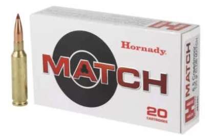 HORNADY MATCH 6.5 CREEDMOOR 120gr ELD MATCH 2910fps 20pk