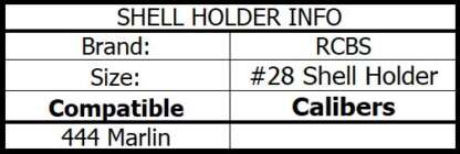 RCBS SHELL HOLDER #28 - Image 2