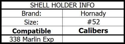 HORNADY SHELL HOLDER #52 - Image 2