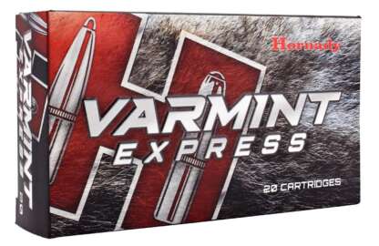 HORNADY VARMINT EXPRESS 22-250 REM 50gr V-MAX 3800fps 20pk