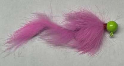 1/4oz GLO PINK RABBIT MARABOU JIG