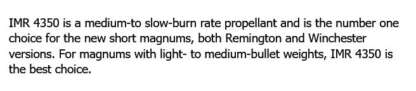 IMR 4350 RIFLE POWDER 1lb - Image 2
