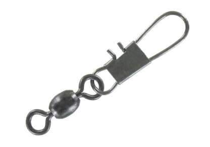 ANGLER 2/0 BLACK CRANE/INTERLOCK SNAP SWIVELS