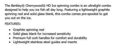 BERKLEY CHERRYWOOD 24in UL ICE COMBO - Image 7