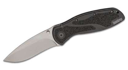 KERSHAW BLUR FOLDING KNIFE - BLACK/STONEWASH S30V