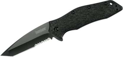 KERSHAW KURO - SERRATED FOLDING KNIFE