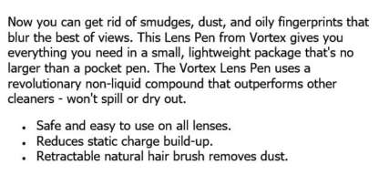 VORTEX LENS CLEANING PEN - Image 2