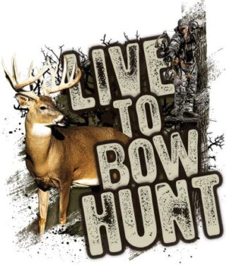 MOSSY OAK LIVE TO BOW HUNT DECAL