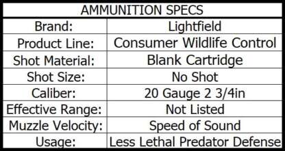 LIGHTFIELD 20ga 2.75in NOVA MEGA BLANK 5pk - Image 3
