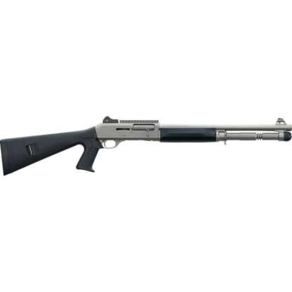 BENELLI M4 12ga SILVER CERAKOTE H2O PISTOL GRIP 18.5in 5rnd