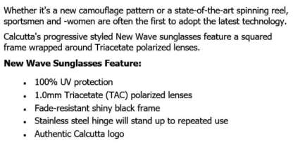 CALCUTTA NEW WAVE SHINY BLACK GREEN MIRROR LENS POLARIZED SUNGLASSES - Image 2