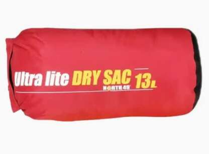 NORTH 49 13L 8.5in x 21in RED DRY BAG