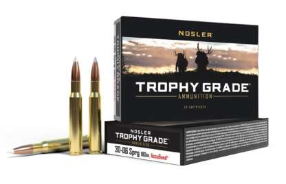 NOSLER TROPHY GRADE 30-06 SPRG 180gr ACCUBON 20pk 2750fps