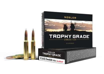 NOSLER TROPHY GRADE 6.5x55mm SWEDISH 140gr ACCUBOND 20pk 2650fps