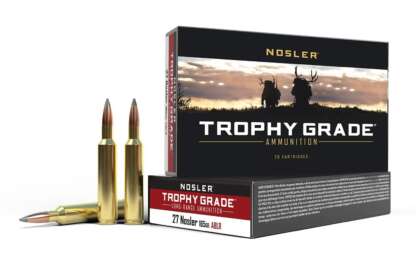 NOSLER TROPHY GRADE 27 NOSLER ABLR 165gr 20pk 3158fps