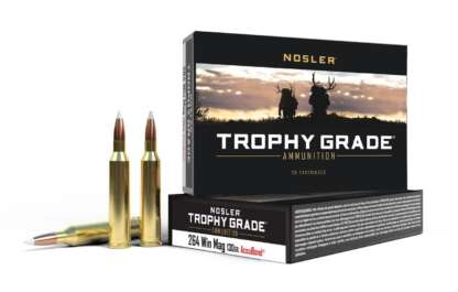 NOSLER TROPHY GRADE 264 WINCHESTER 130gr ACCUBOND 20pk 3100fps