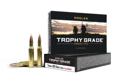 NOSLER TROPHY GRADE 7mm-08 REMINGTON 140gr 20pk 2825fps