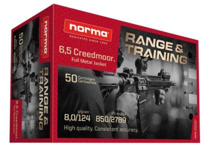 NORMA R&T 6.5 CREEDMOOR FMJ 124gr 50pk