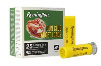 REMINGTON GUN CLUB 20ga #7.5 2.75in 7/8oz TARGET LOAD 1200fps 25pk