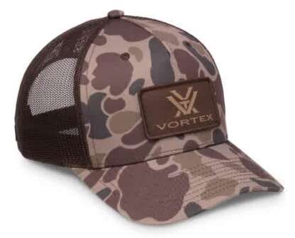 VORTEX BROWN WATERFOWL CAMO FORCE ON FORCE 5 PANEL CAP