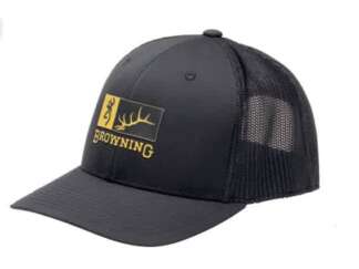 BROWNING ELK RIDGE BLACK/GOLD SNAP-BACK HAT
