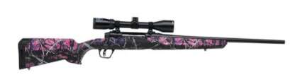 SAVAGE AXIS II XP COMPACT 243 WIN MUDDY GIRL 20in 4rnd DBM BUSHNELL 3-9x40 BANNER