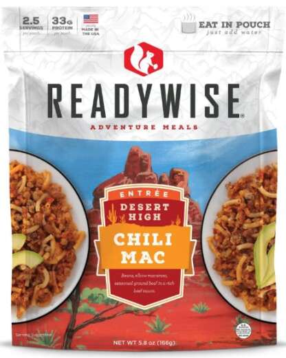 READYWISE CHILI MAC FREEZE DRIED FOOD