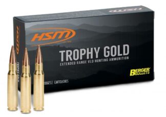 HSM TROPHY GOLD 308 NORMA MAG 168gr HUNTING VLD MATCH 3137fps 20pk