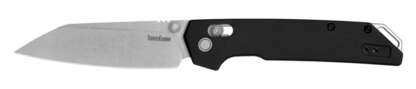 KERSHAW IRIDIUM REVERSE TANTO BLACK FOLDING KNIFE