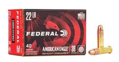 FEDERAL AE22 22LR 38gr CPHP HV 1260fps 400pk - Image 2