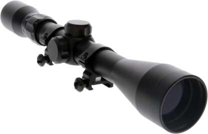 BUCKLINE BDC 3-9x40 TRUGLO RIFLESCOPE W/WEAVER RINGS