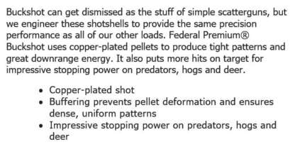 FEDERAL PREMIUM 10ga MAG 00 BUCK 3.5in 1100fps 5pk - Image 2