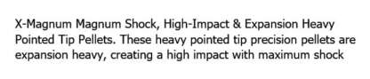 STOEGER X-MAGNUM .22 PELLETS 1.11g/17.13gr 200pk - Image 3