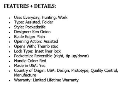 KERSHAW 2062ST ANALYST - Image 4