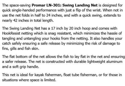 PROMAR SWING COLLAPSIBLE LANDING NET - Image 5