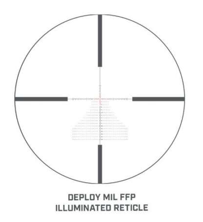 BUSHNELL MATCH PRO 6-24x50mm ILLUMINATED DEPLOY MIL RIFLESCOPE - Image 5