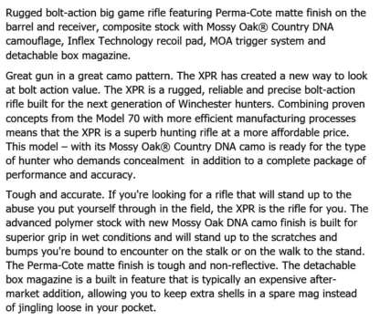 WINCHESTER XPR HUNTER 308 WIN MODNA 22in 3rnd - Image 8