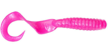 GOT-CHA 4in PINK PEARL CURLY TAIL GRUB 20pk