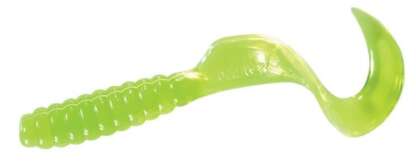 MR TWISTER 4in OPAQUE CHARTREUSE GRUB