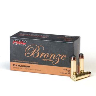 PMC BRONZE 357 MAG 158gr JSP 1471fps 50pk