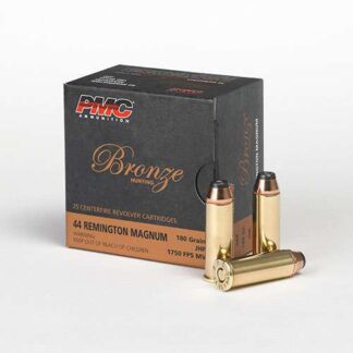 PMC BRONZE 44 REM MAG 180gr JHP 1750fps 25pk