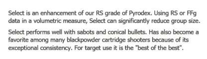 HODGDON PYRODEX SELECT POWDER 1lb - Image 2