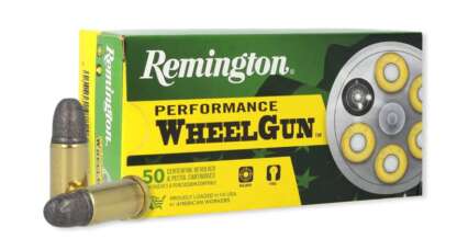 REMINGTON WHEEL GUN 38 S&W 146gr LRN 50pk 685fps