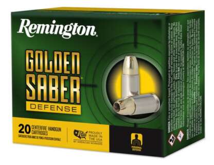 REMINGTON 10mm 180gr GOLDEN SABER DEFENSE BJHP 20pk 1150fps