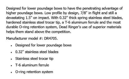 RAMPAGE 3 BLADE HYBRID 100gr BROADHEAD - Image 5