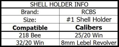 RCBS SHELL HOLDER #1 - Image 2